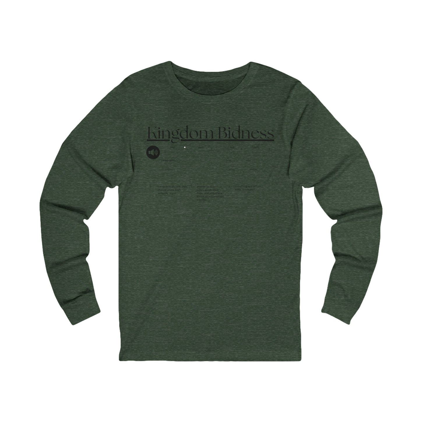 Kingdom - Women's Graphic Long Sleeve Tee BC3501