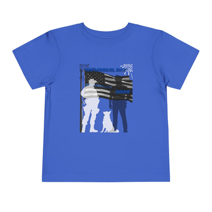 Memorial Day Police 26 Tee — Toddler Graphic T-Shirt