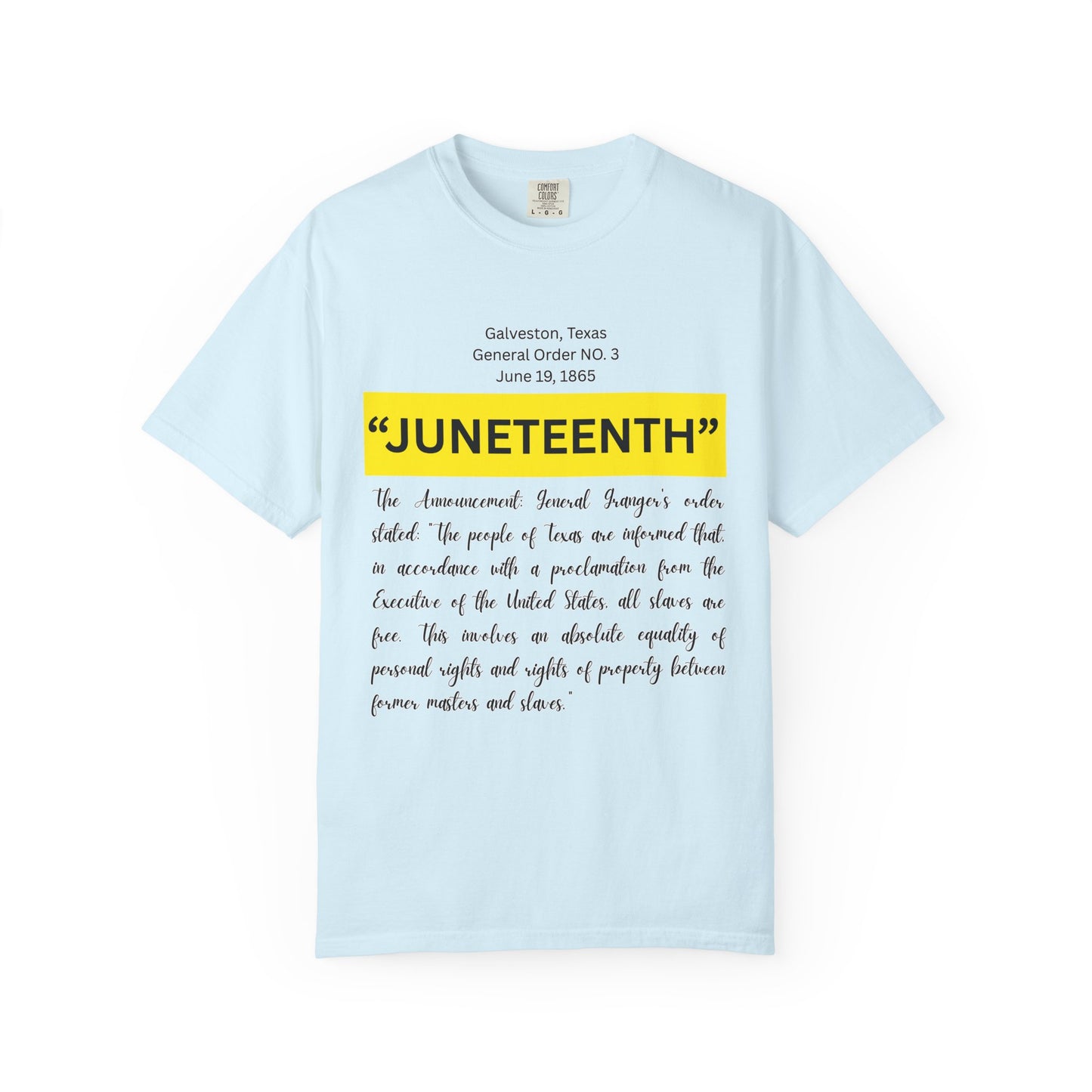 Juneteenth G O 3 Tee - Unisex T-shirt