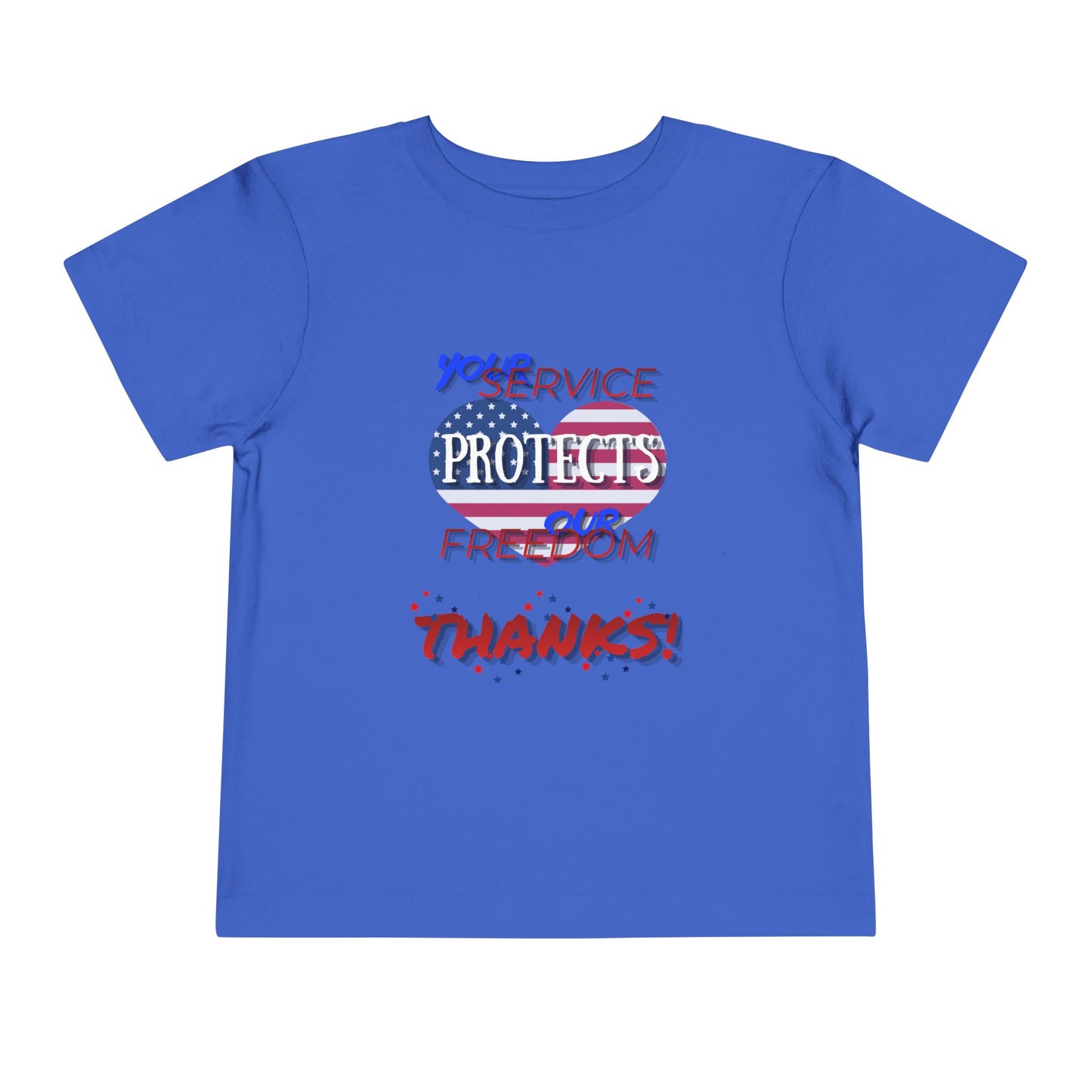 Thanks 4 Service Memorial Day — Toddler Graphic T-Shirt