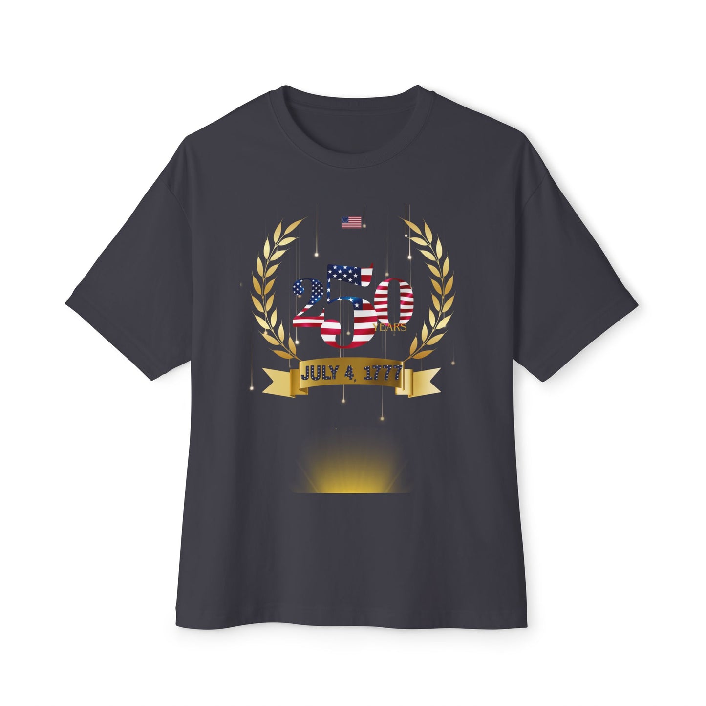 Celebrate 250 Tee – Oversized Box Graphic T-Shirt