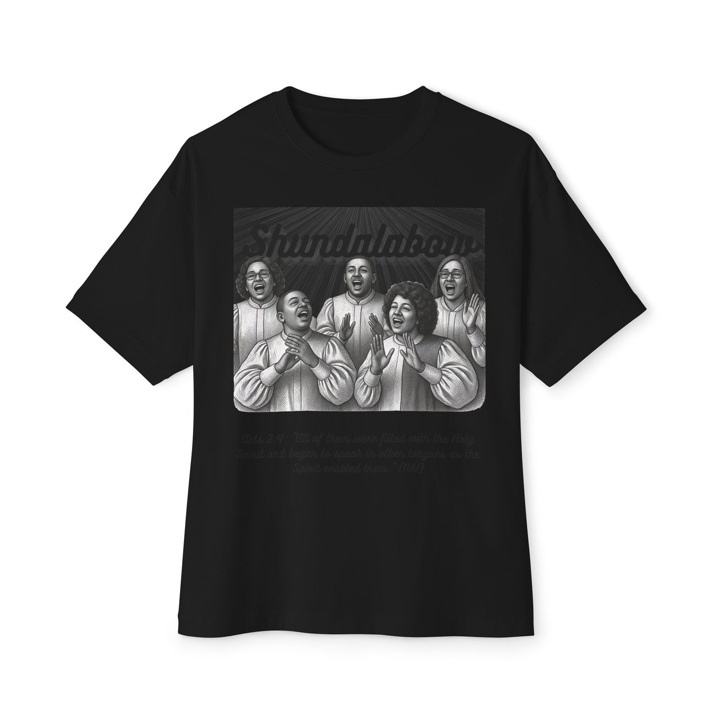 Choir Shundalabow – Oversized Box Graphic T-Shirt