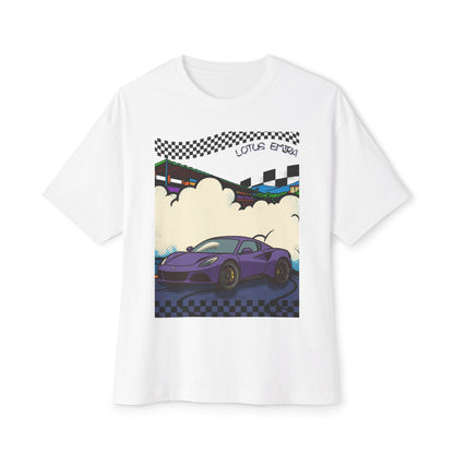 Lotus Emira Tee – Oversized Box Graphic T-Shirt