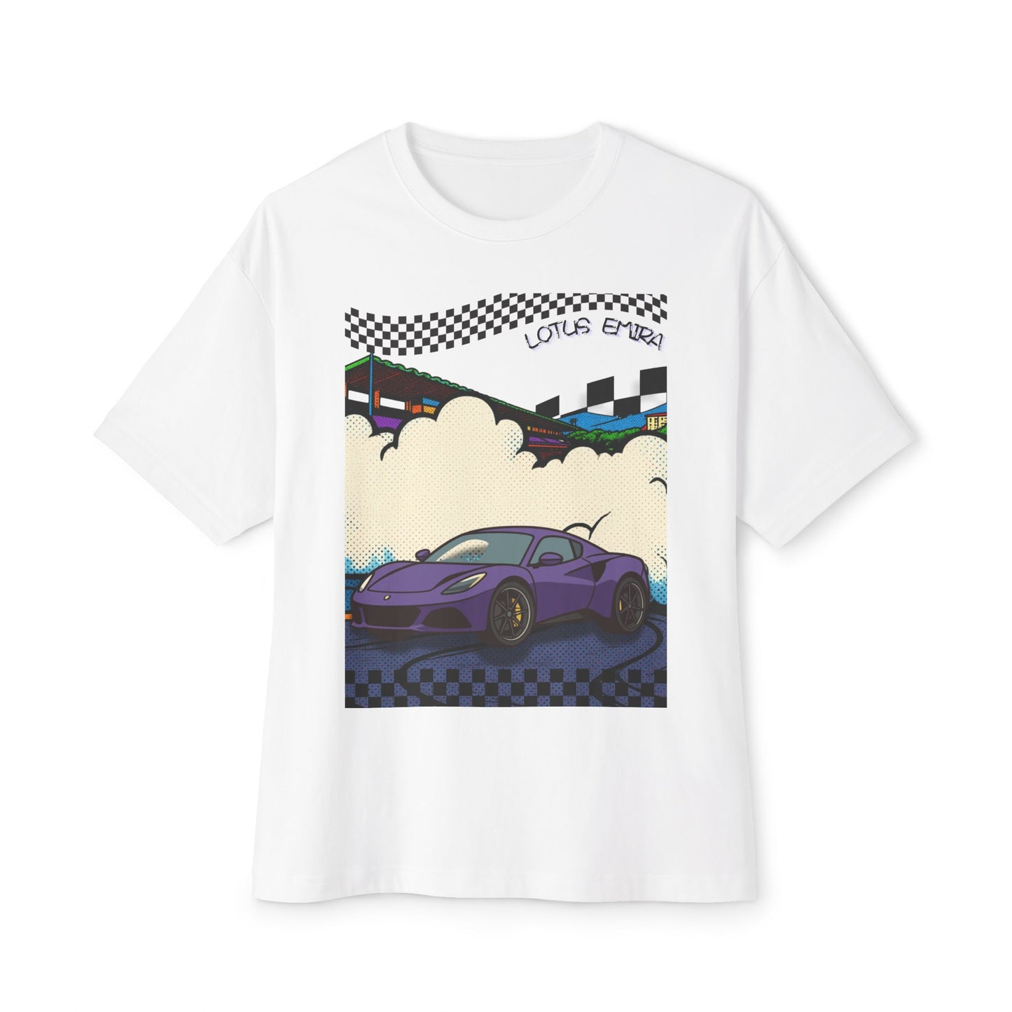 Lotus Emira Tee – Oversized Box Graphic T-Shirt