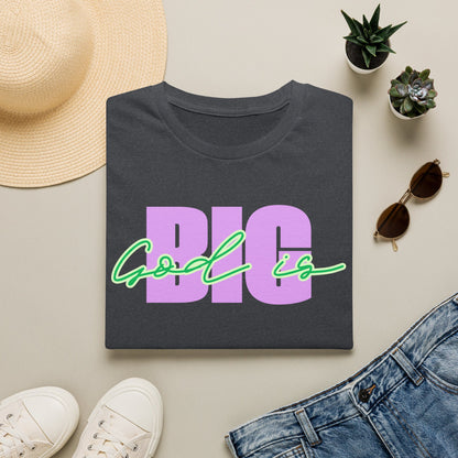 God is BIG (Lavender&Green)Tee - Unisex T- Shirt