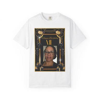 Black & Gold Happy BDay to Me Personalize It! Tee - Unisex T-shirt