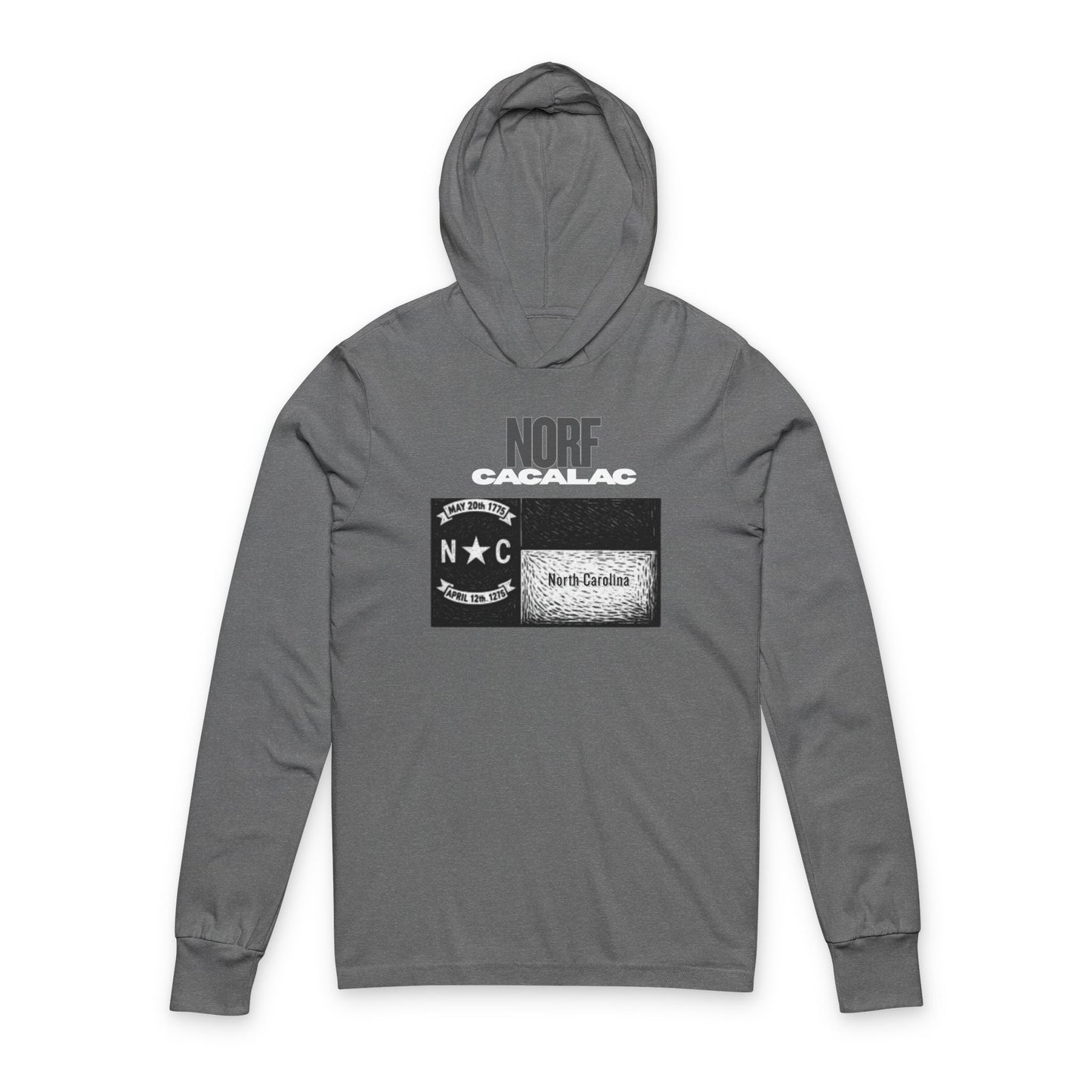 Norf Cacalac - Hooded Long Sleeve T-Shirt