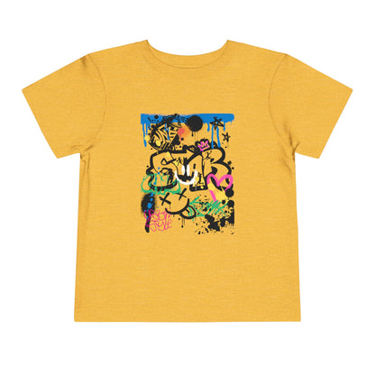 Graffiti Girls  B Ball Tee - Graphic Toddler T-Shirt