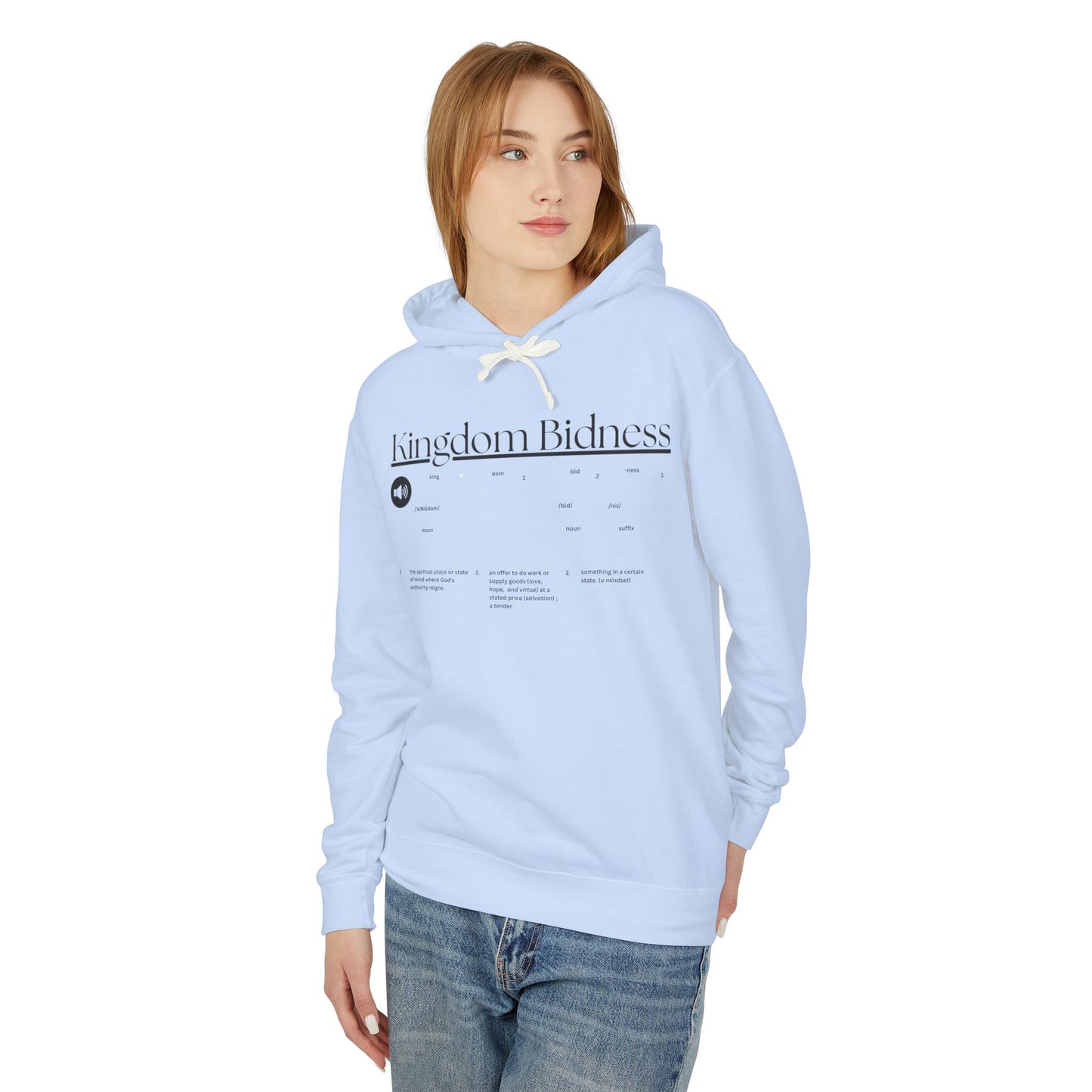 Kingdom — Unisex Lightweight Hooded Sweatshirt