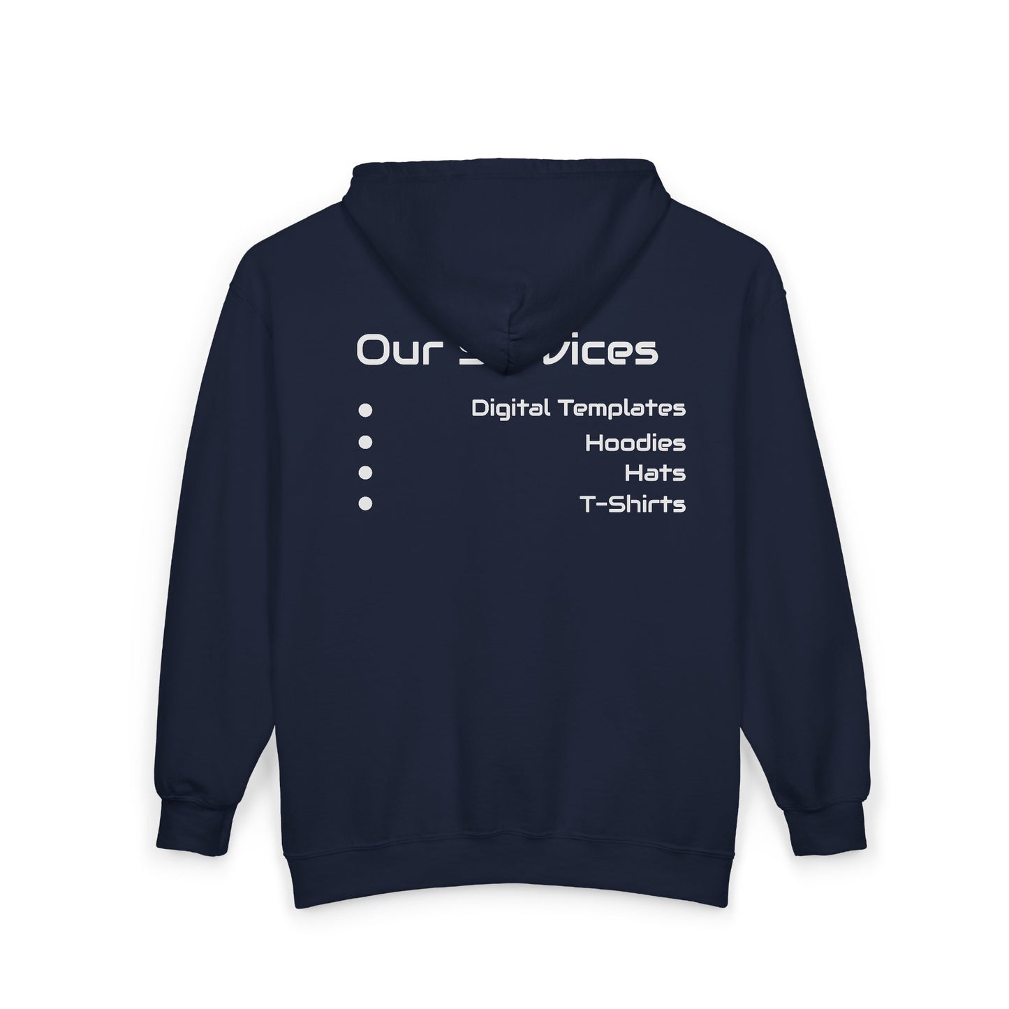 Copy of Personalize It! Gray Business Full - Zip Hoodie