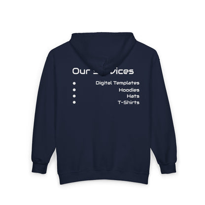 Copy of Personalize It! Gray Business Full - Zip Hoodie