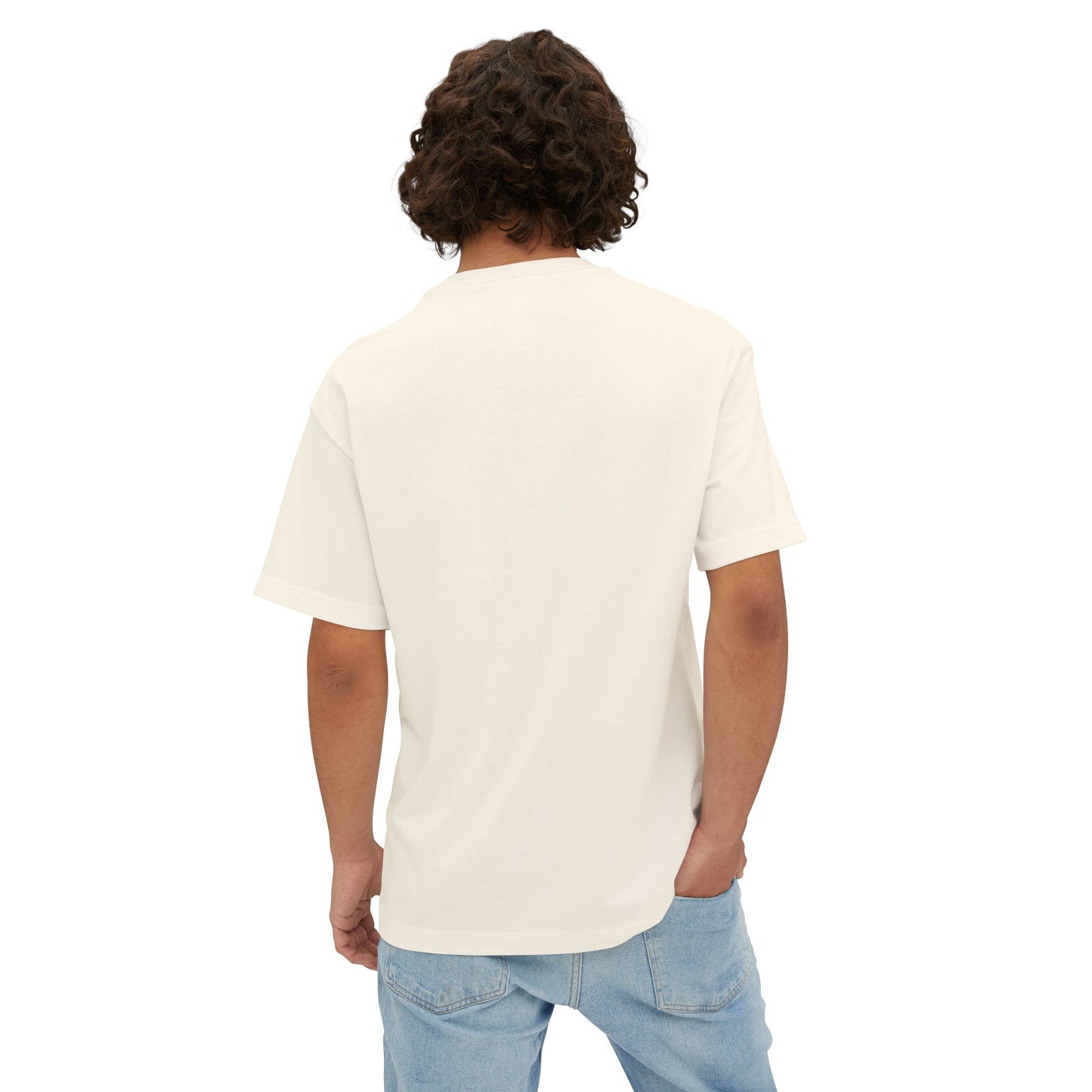 Football Interception Tee – Oversized Box Graphic T-Shirt