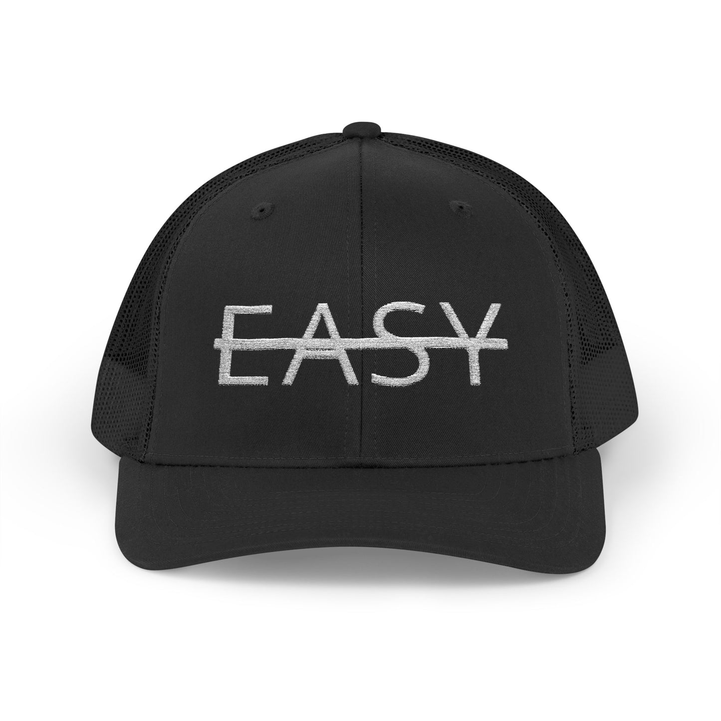 Unisex Not Easy Snapback Trucker Cap - Embroidered