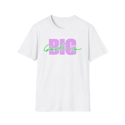 God is BIG (Lavender&Green)Tee - Unisex T- Shirt