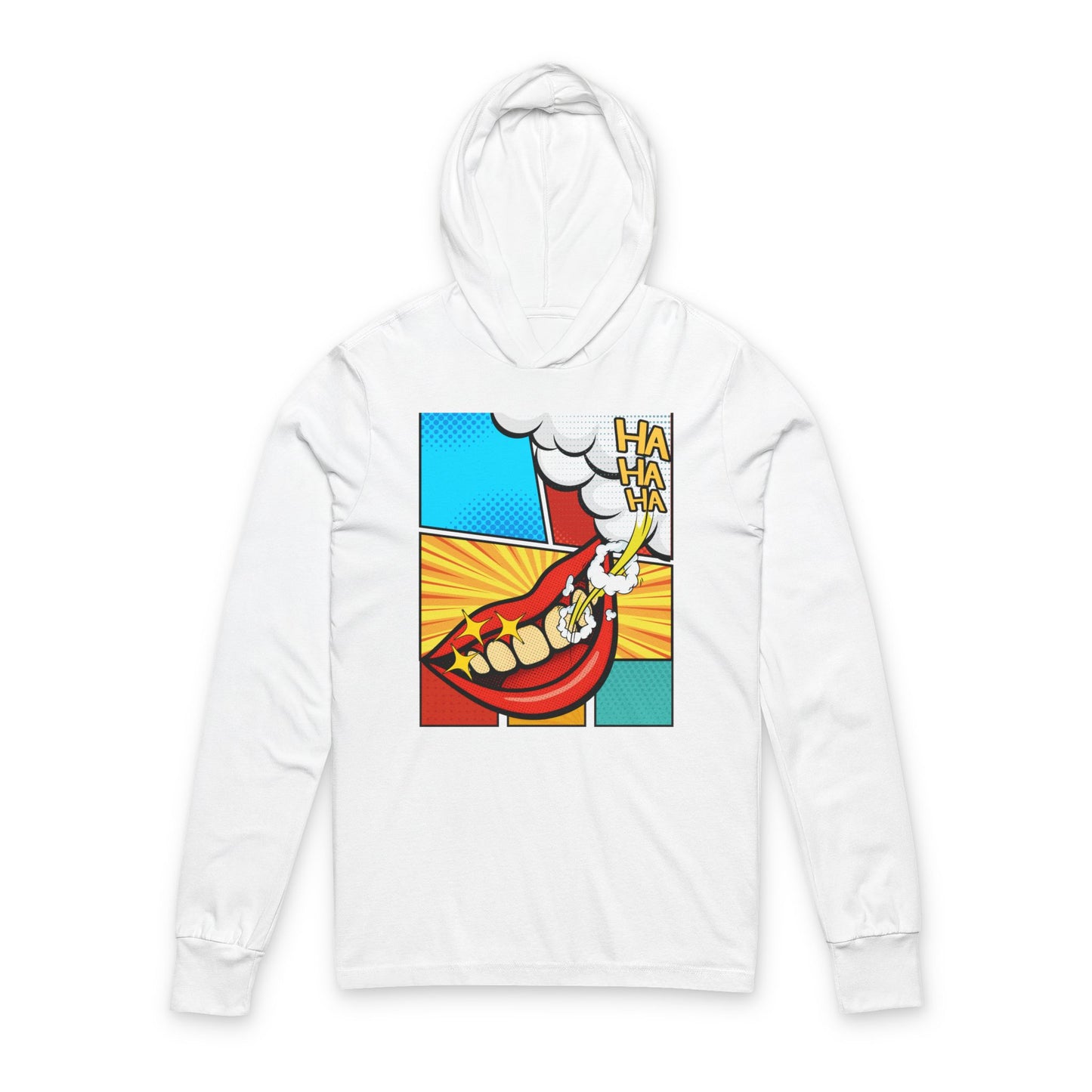 Comic 3Ha - Hooded Long Sleeve T-Shirt
