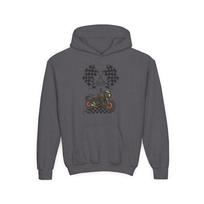 Motorcycle Racing - Kids/Youth Hoodie