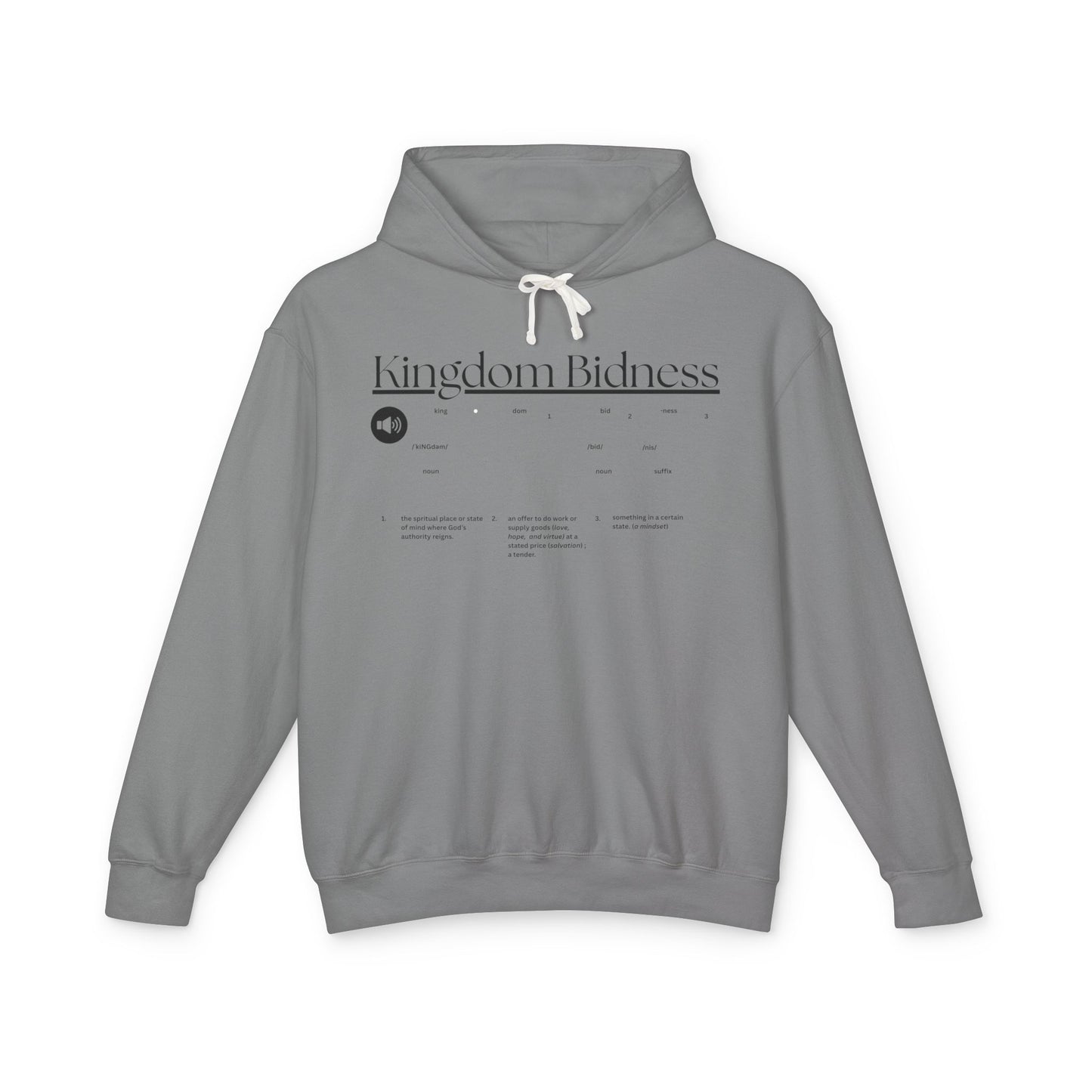 Kingdom — Unisex Lightweight Hooded Sweatshirt