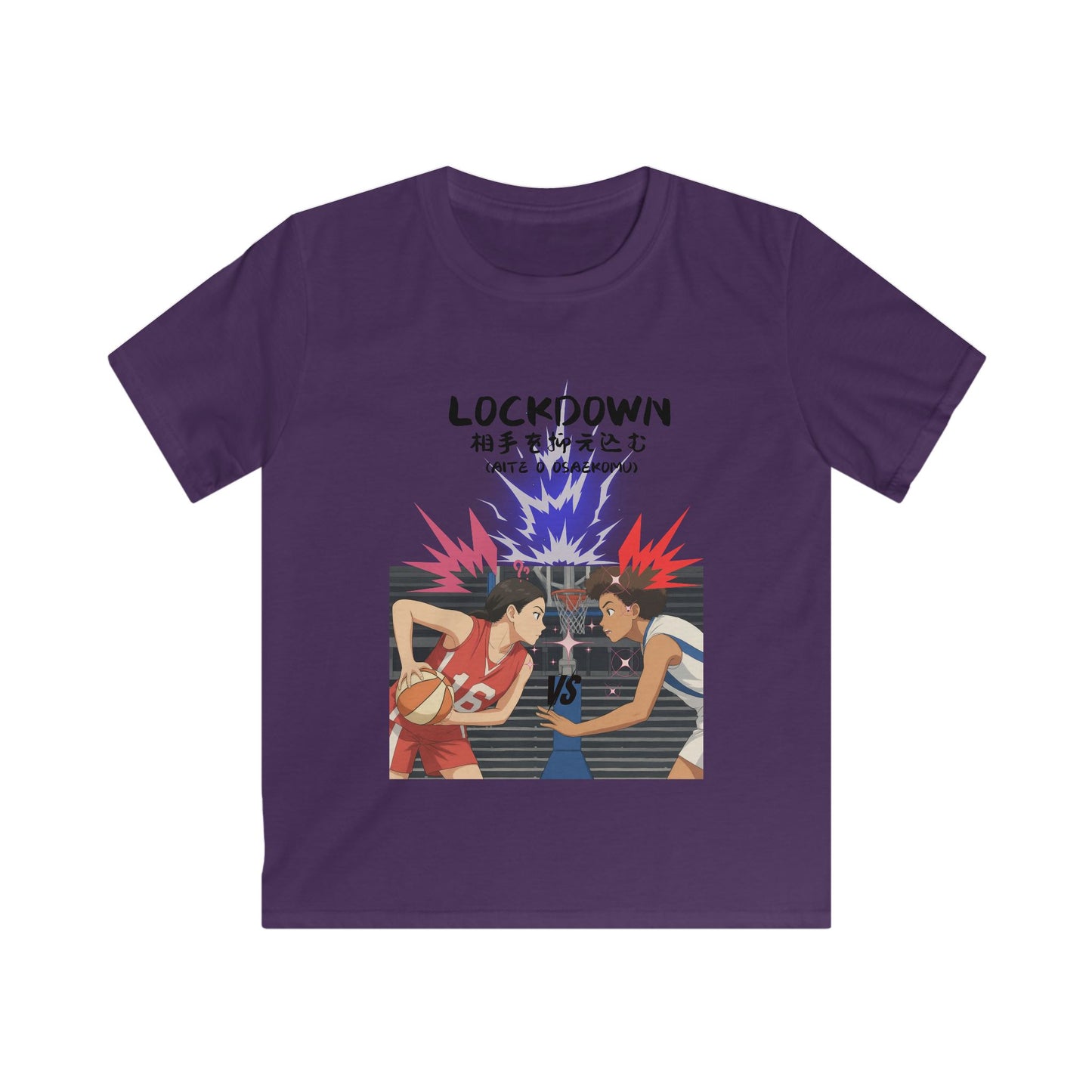 Anime Big Girls B Ball Tee - Youth T-Shirt