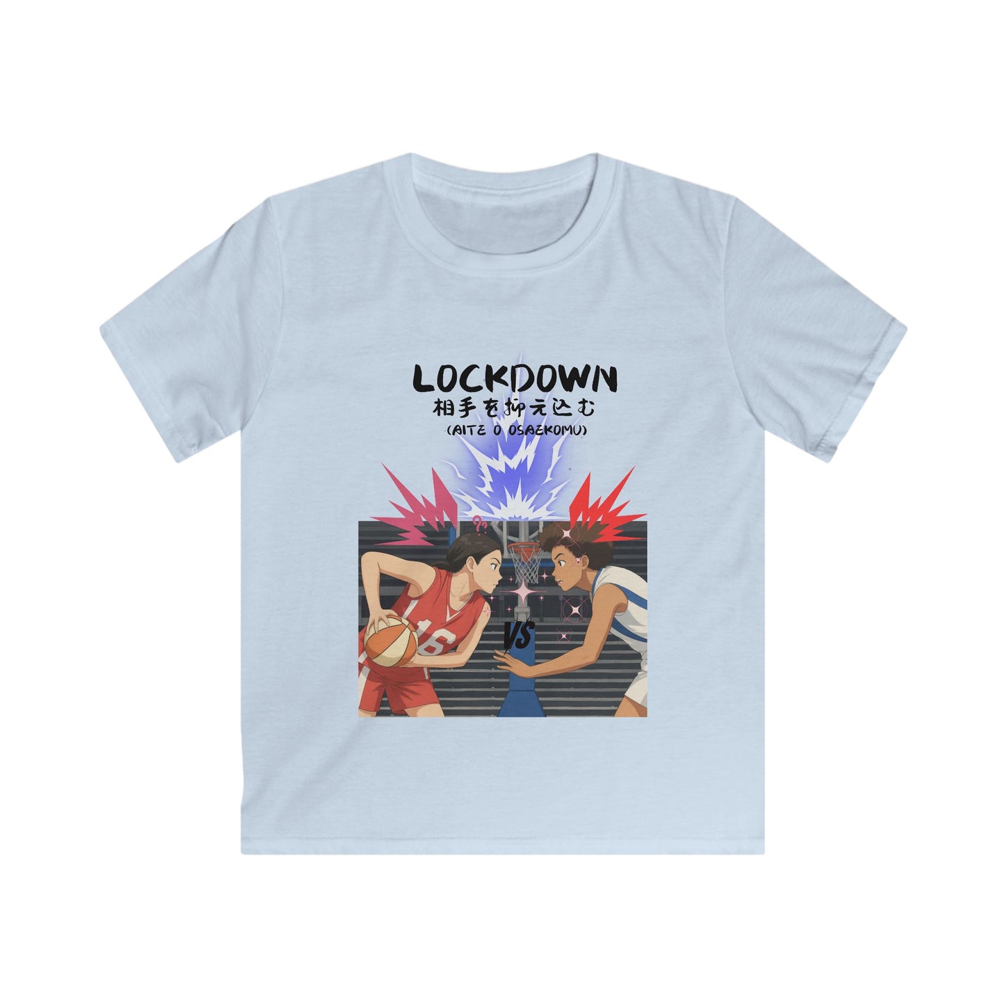Anime Big Girls B Ball Tee - Youth T-Shirt