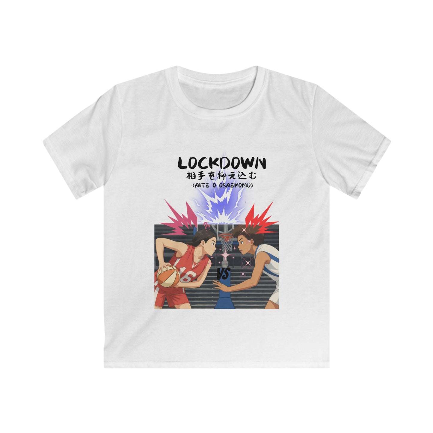 Anime Big Girls B Ball Tee - Youth T-Shirt