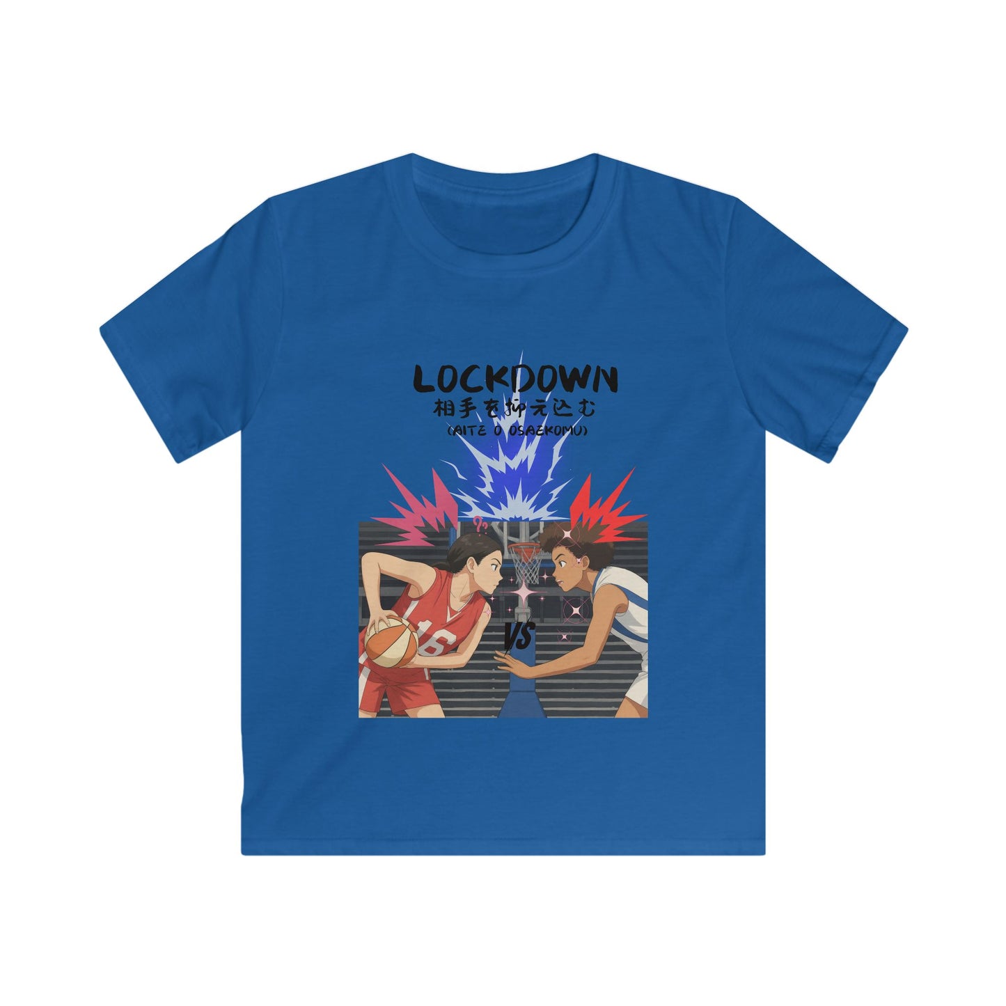Anime Big Girls B Ball Tee - Youth T-Shirt