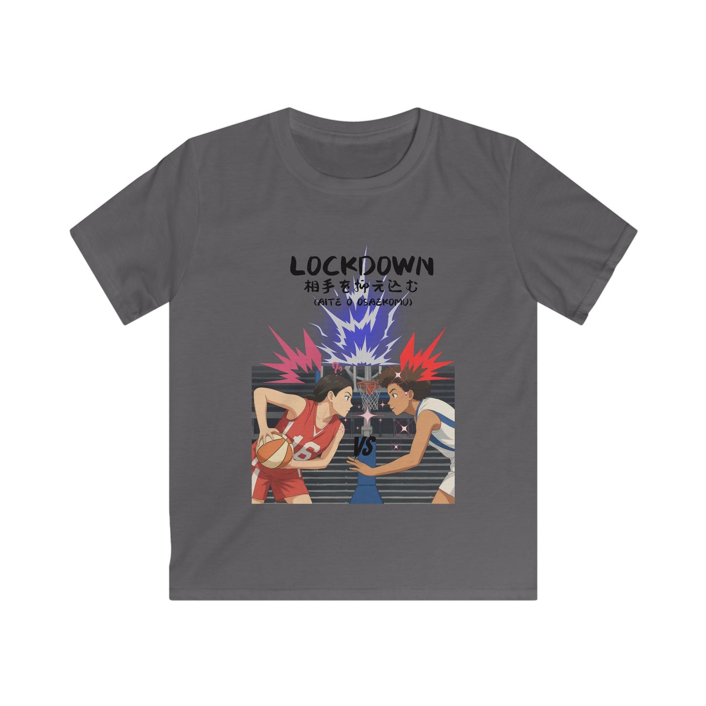 Anime Big Girls B Ball Tee - Youth T-Shirt