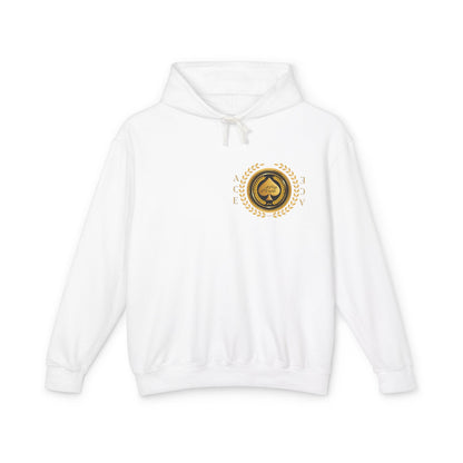 Unisex Gold Ace — Lightweight Hooded Sweatshirt