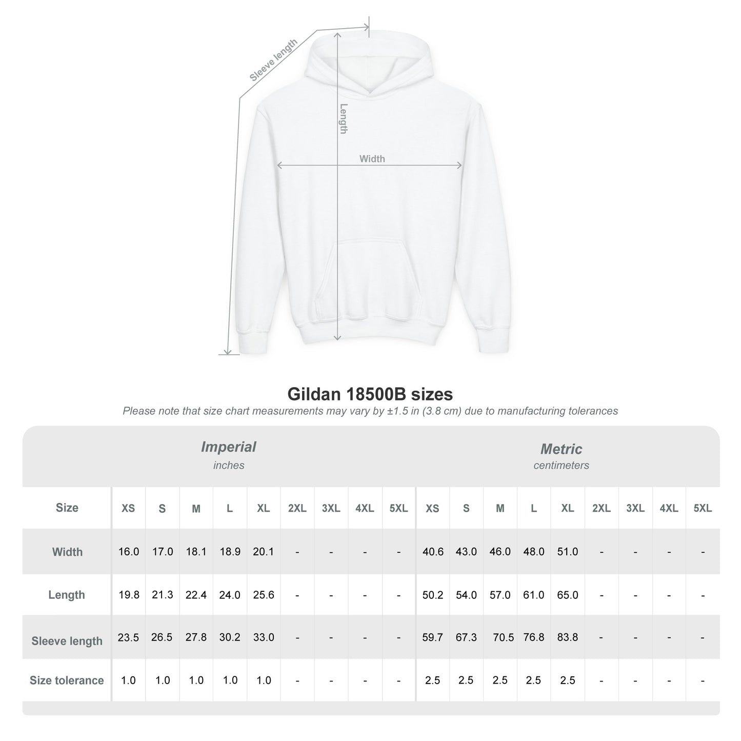 In Her Happy Wearing Headphones - Kids/Youth Hoodie Gildan 18500B