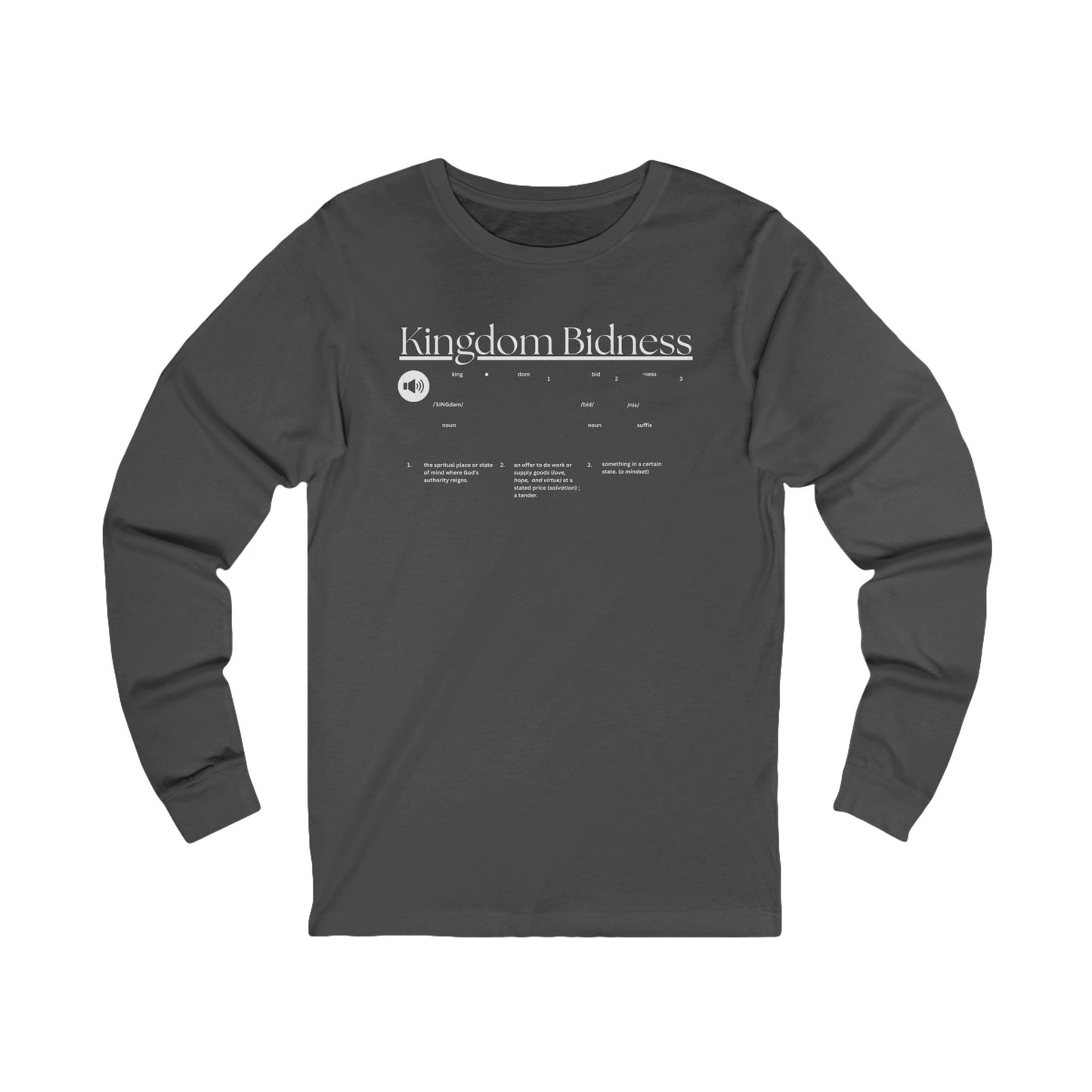 Kingdom - Women's Graphic Long Sleeve Tee BC3501
