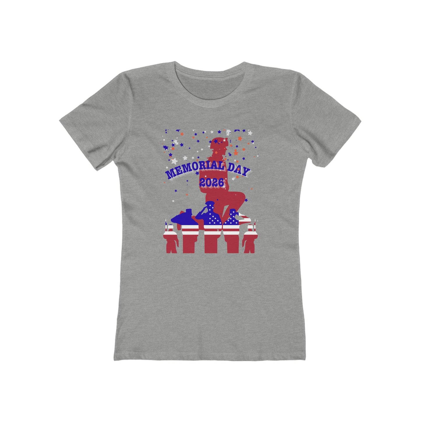 Memorial Day Soldier Tee — Women’s Boyfriend Fit Celebration T-Shirt