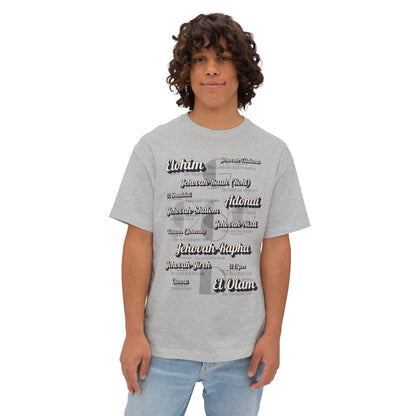 Names of God – Oversized Box Graphic T-Shirt