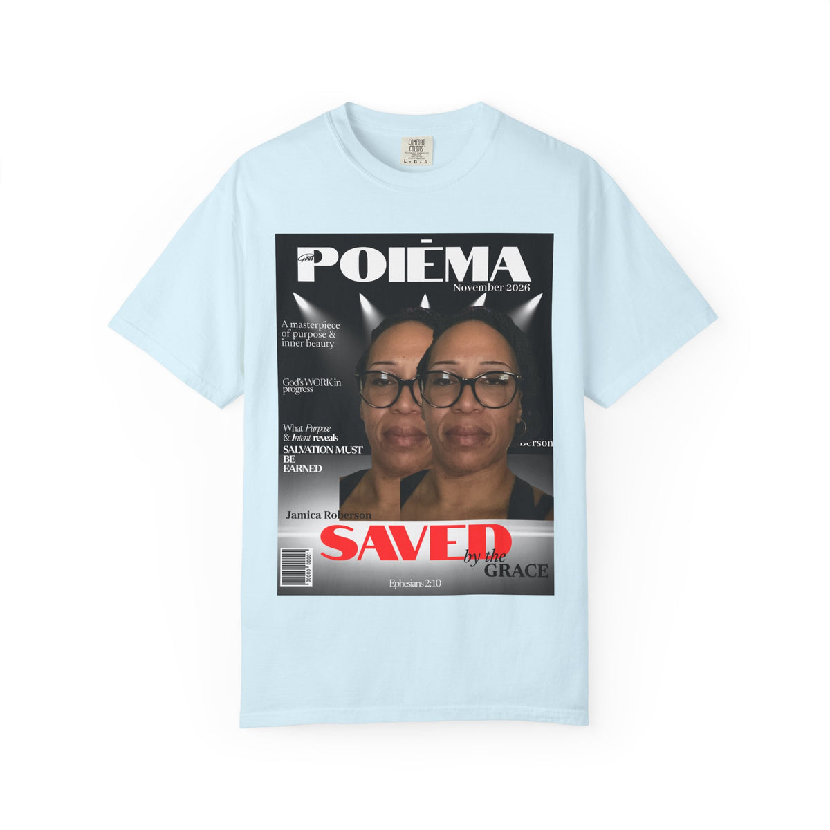 Personalize It! God's Poiema Magazine Tee - Unisex CC1717 T-shirt