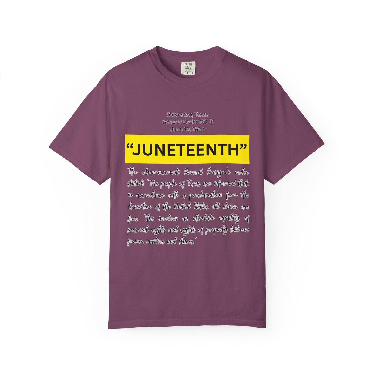 Juneteenth G O 3 Tee - Unisex T-shirt