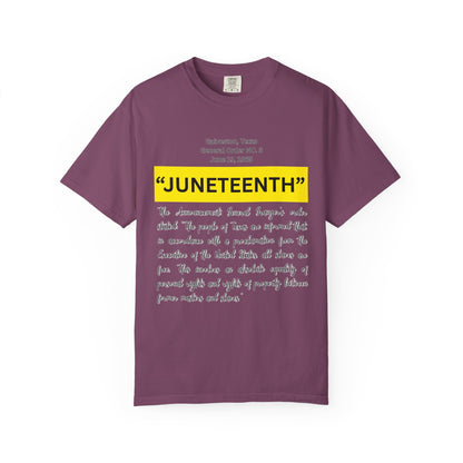 Juneteenth G O 3 Tee - Unisex T-shirt