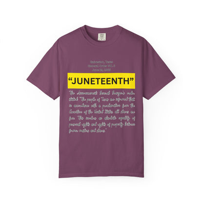 Juneteenth G O 3 Tee - Unisex T-shirt