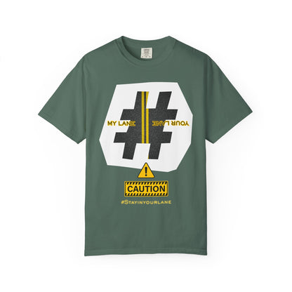 Black White Yellow Lanes Tee - Unisex T-shirt