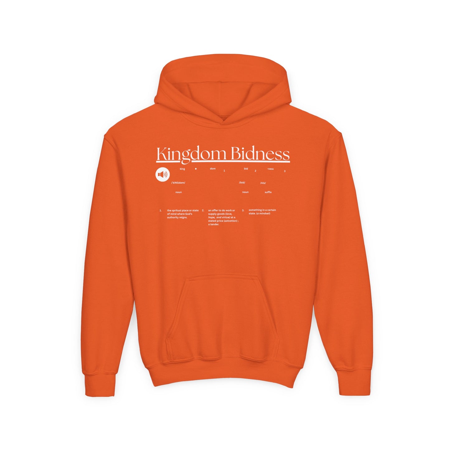 Kingdom - Kids/Youth Hoodie Gildan 18500B