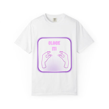Clock it Fuchsia Tee -Unisex T-shirt