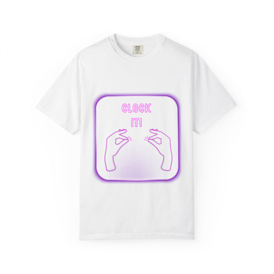 Clock it Fuchsia Tee -Unisex T-shirt