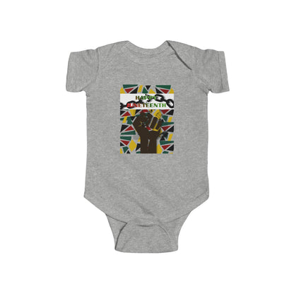 Happy Juneteenth Baby Bodysuit – Graphic Infant Onesie