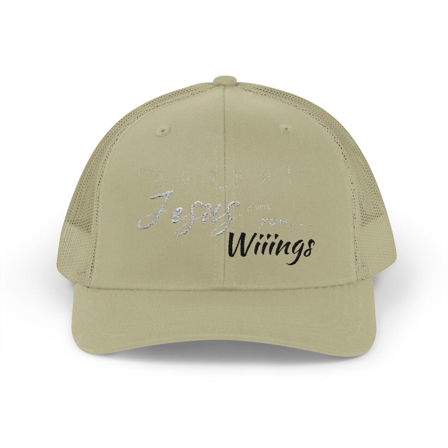 Unisex The Gospel of Jesus Gives... Snapback Trucker Cap - Embroidered