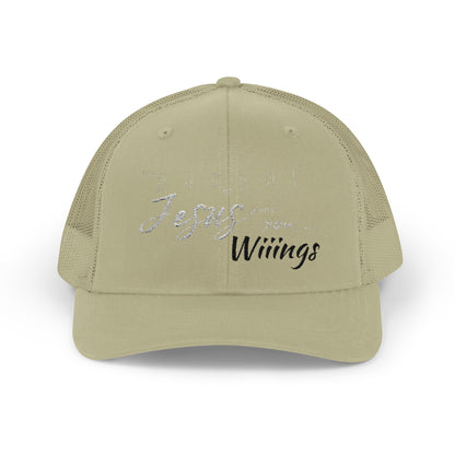 Unisex The Gospel of Jesus Gives... Snapback Trucker Cap - Embroidered