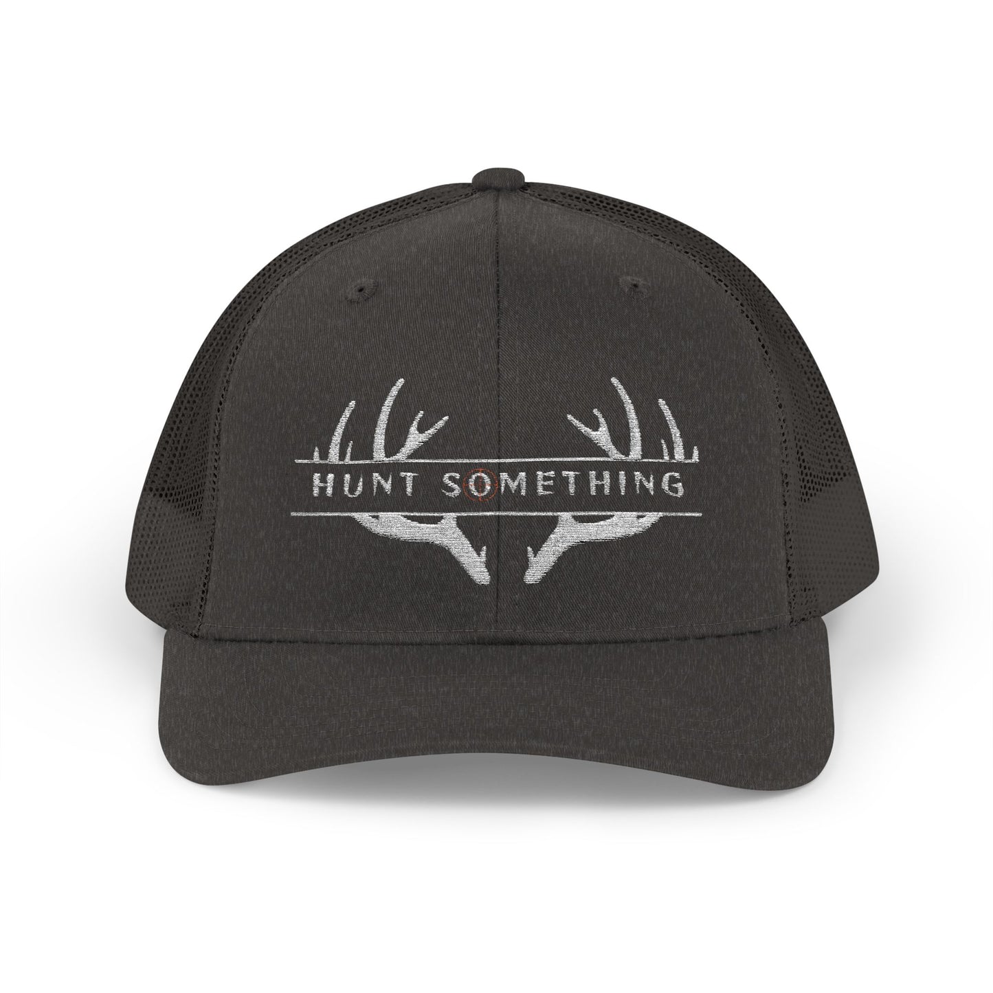 Unisex Hunt Something Deer Snapback Trucker Cap - Embroidered