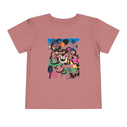 Graffiti Girls  B Ball Tee - Graphic Toddler T-Shirt