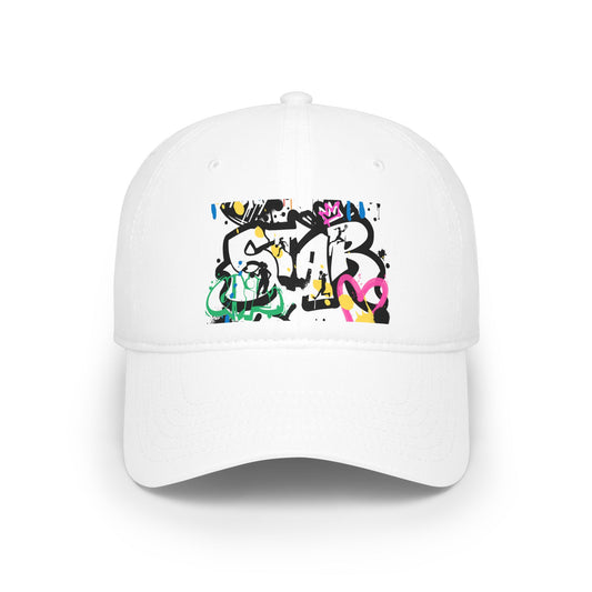 Women's Graffiti Star Low-Profile Baseball Cap - Printed