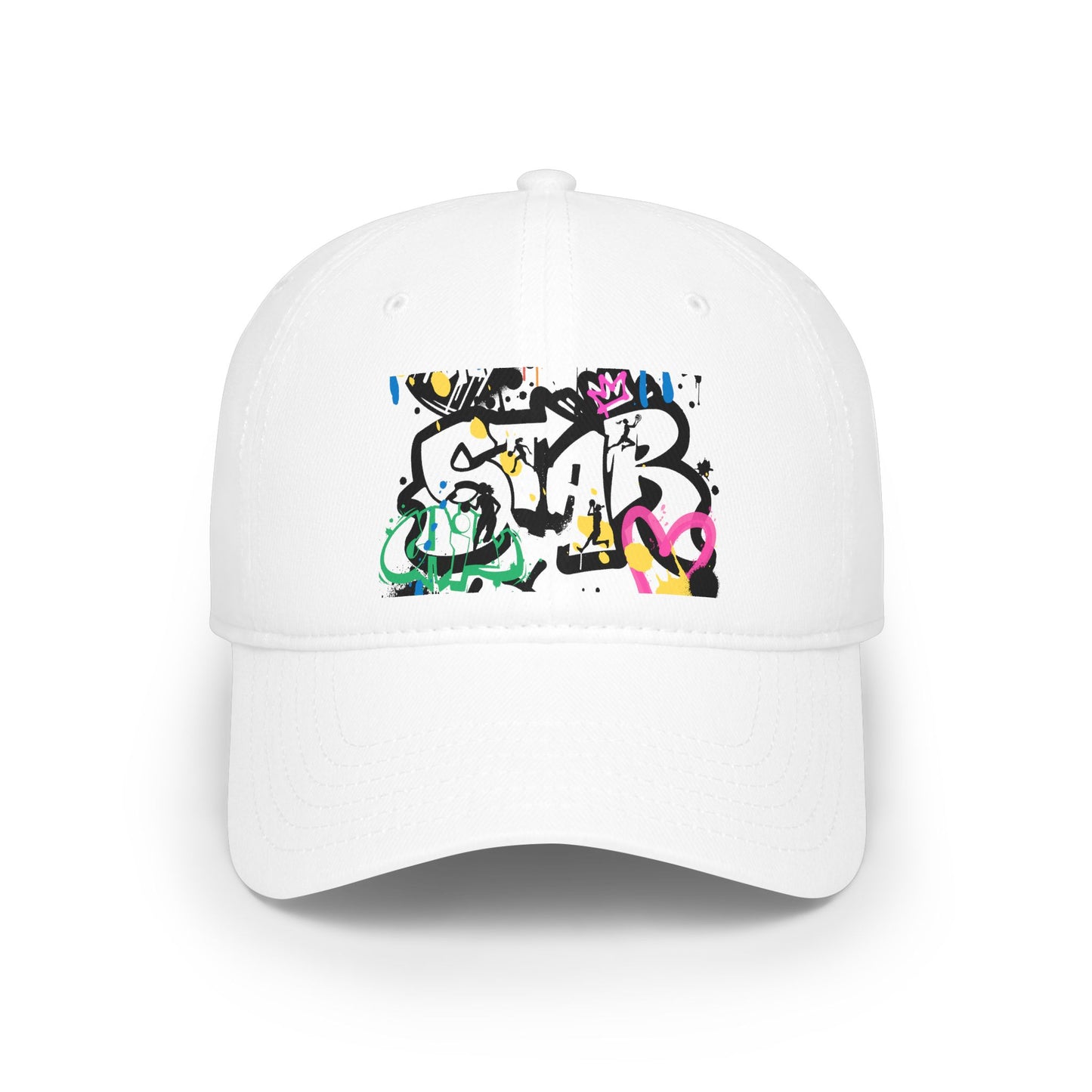 Women's Graffiti Star Low-Profile Baseball Cap - Printed