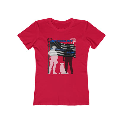 Memorial Day Police 26 Tee — Women’s Boyfriend Fit T-Shirt