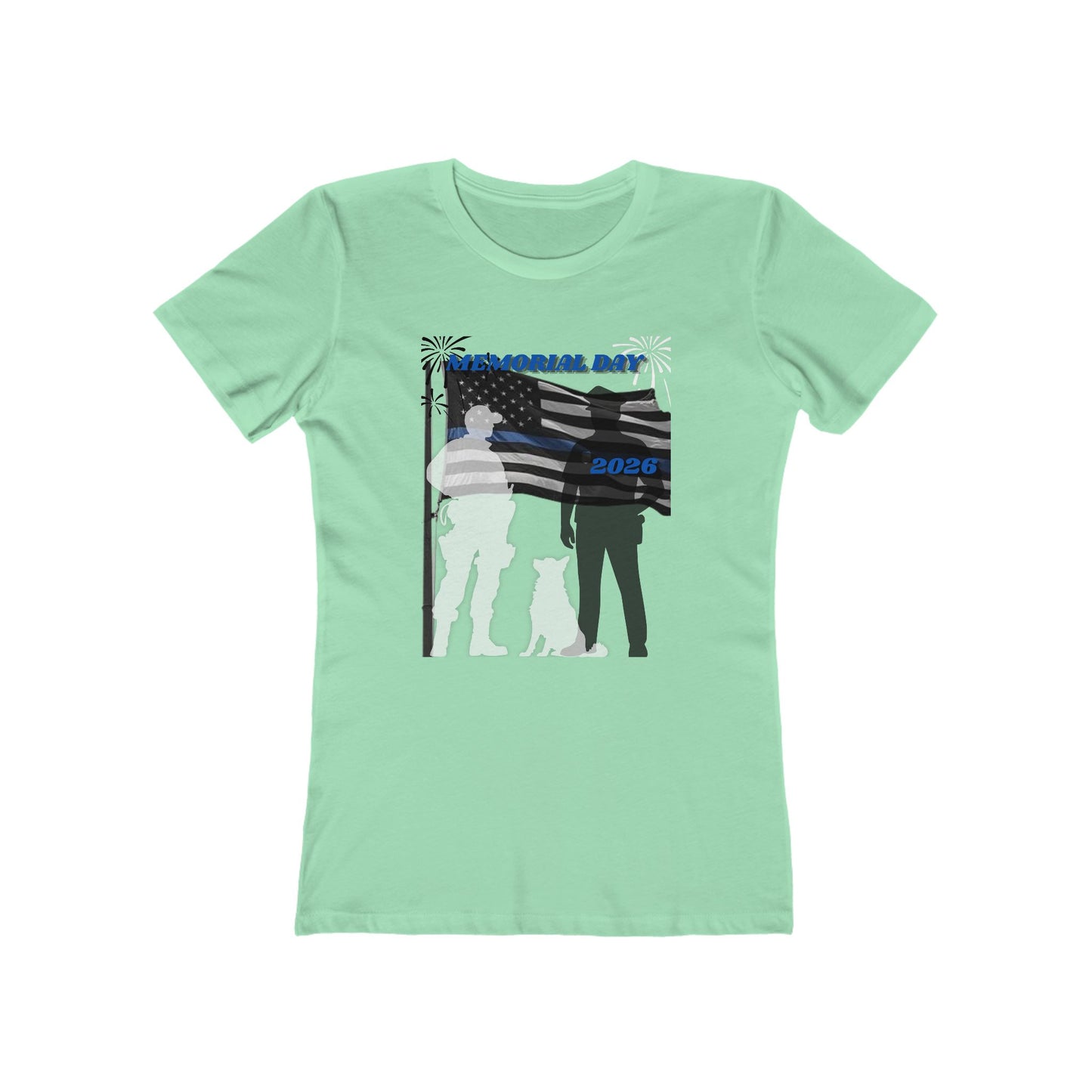 Memorial Day Police 26 Tee — Women’s Boyfriend Fit T-Shirt
