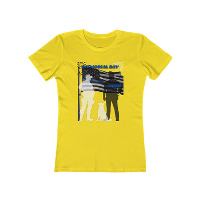 Memorial Day Police 26 Tee — Women’s Boyfriend Fit T-Shirt