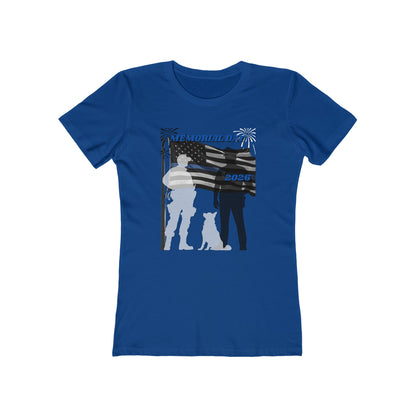 Memorial Day Police 26 Tee — Women’s Boyfriend Fit T-Shirt